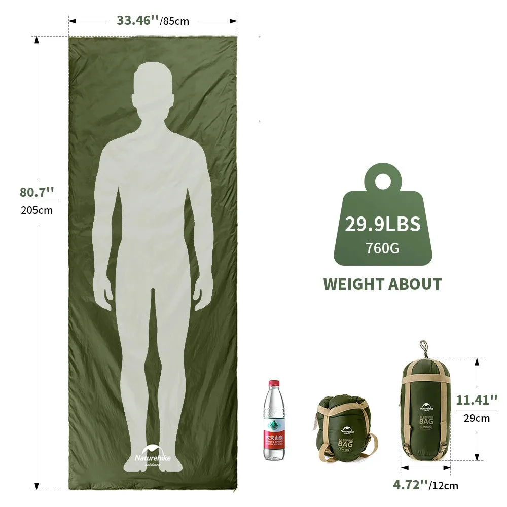 Sleeping Bag Ultralight Cotton Outdoor Hiking Camping