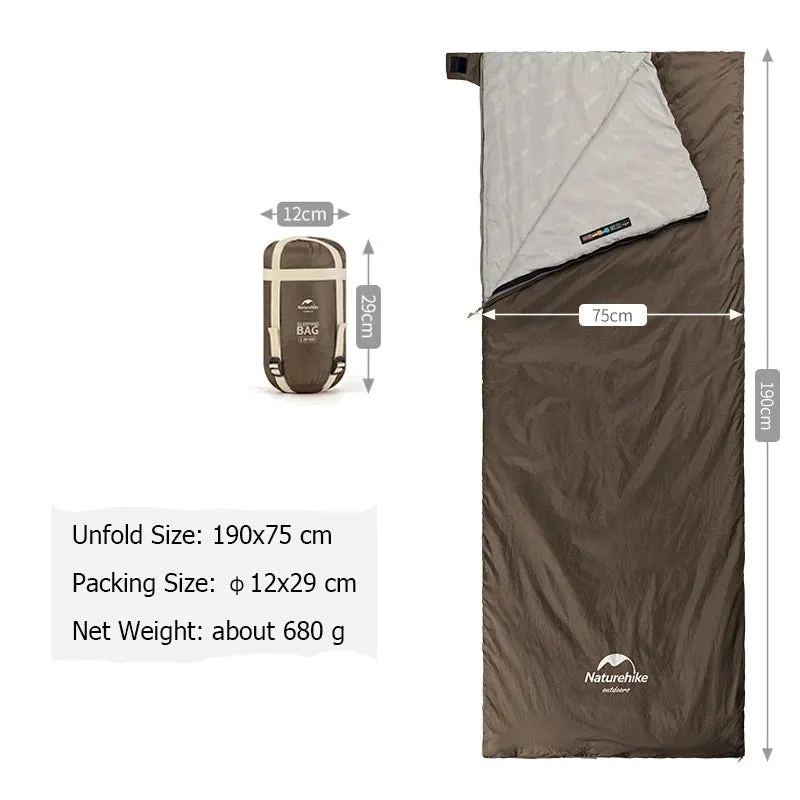 Sleeping Bag Ultralight Cotton Outdoor Hiking Camping