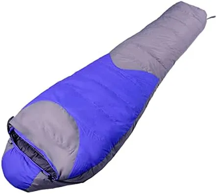 Sleeping Bags with Hoods for Adults Lightweight Mummy Sleeping Bag Rectangular Sleeping Bags for Outdoor Adventure & Survival Essentials,Blue
