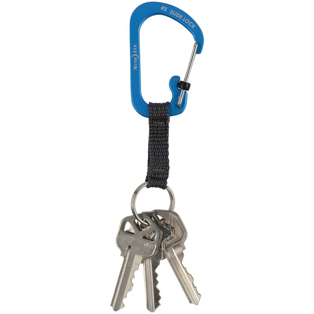 SLIDELOCK KEY RING ALUMINUM