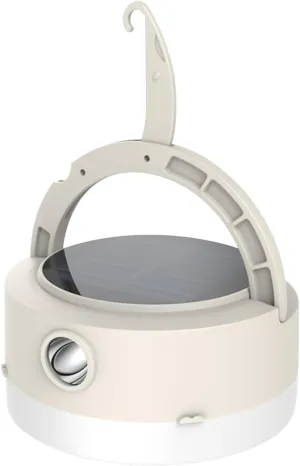 Solar Camping Lantern - Camp Lantern - Lightweight Bright Energy-Efficient Long-Lasting Waterproof 3 Light Modes High-Lumen Lighting for Hiking