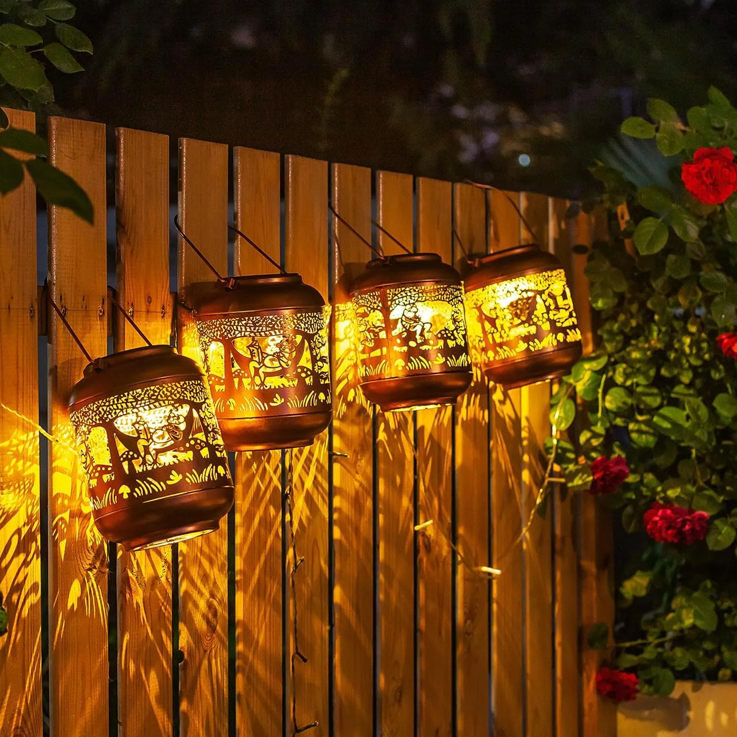 Solar Lanterns Outdoor Waterproof,  Decorative Light for Yard,Patio,Lawn,Tabletop,Pathway,Landscape,Garden Decor