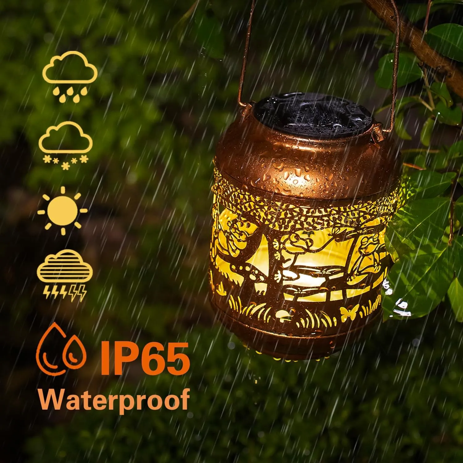 Solar Lanterns Outdoor Waterproof,  Decorative Light for Yard,Patio,Lawn,Tabletop,Pathway,Landscape,Garden Decor