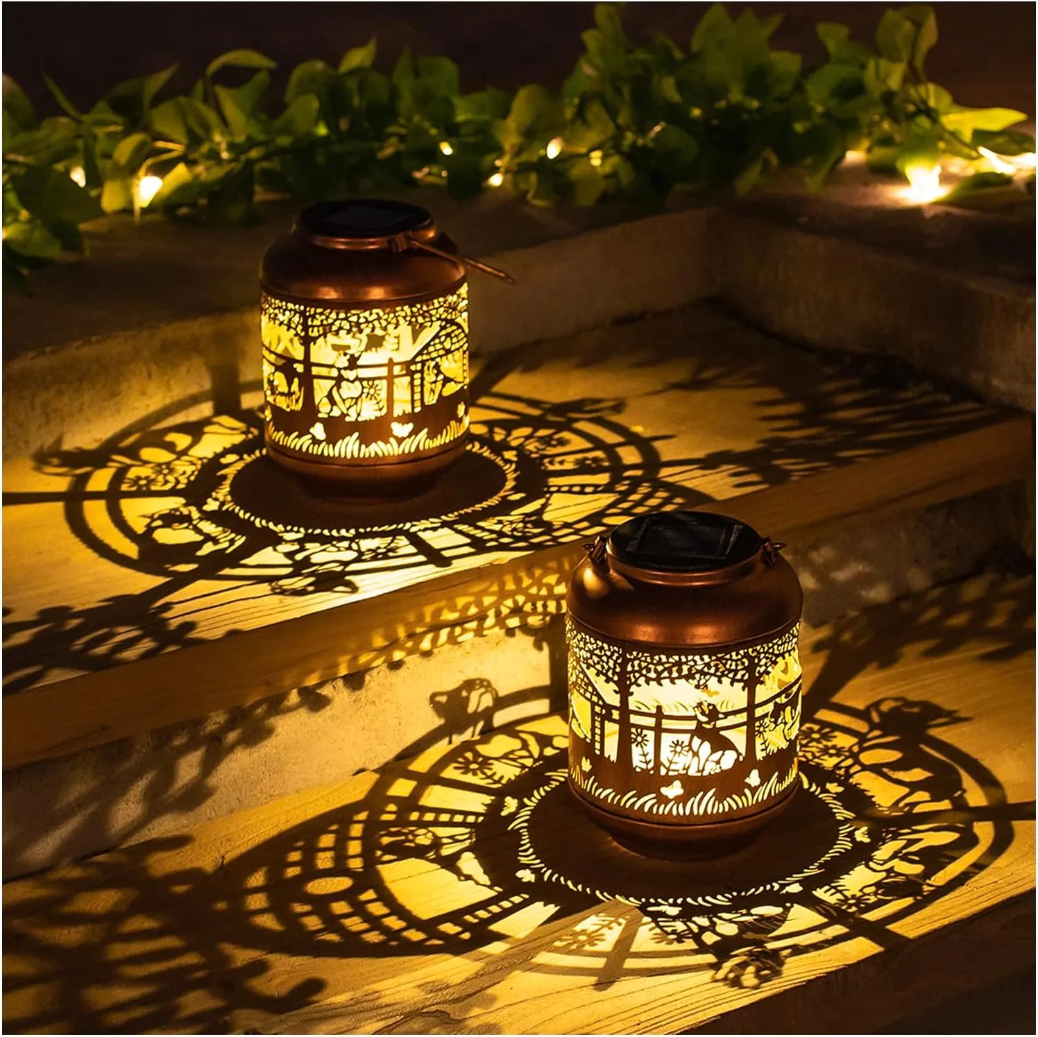 Solar Lanterns Outdoor Waterproof,  Decorative Light for Yard,Patio,Lawn,Tabletop,Pathway,Landscape,Garden Decor