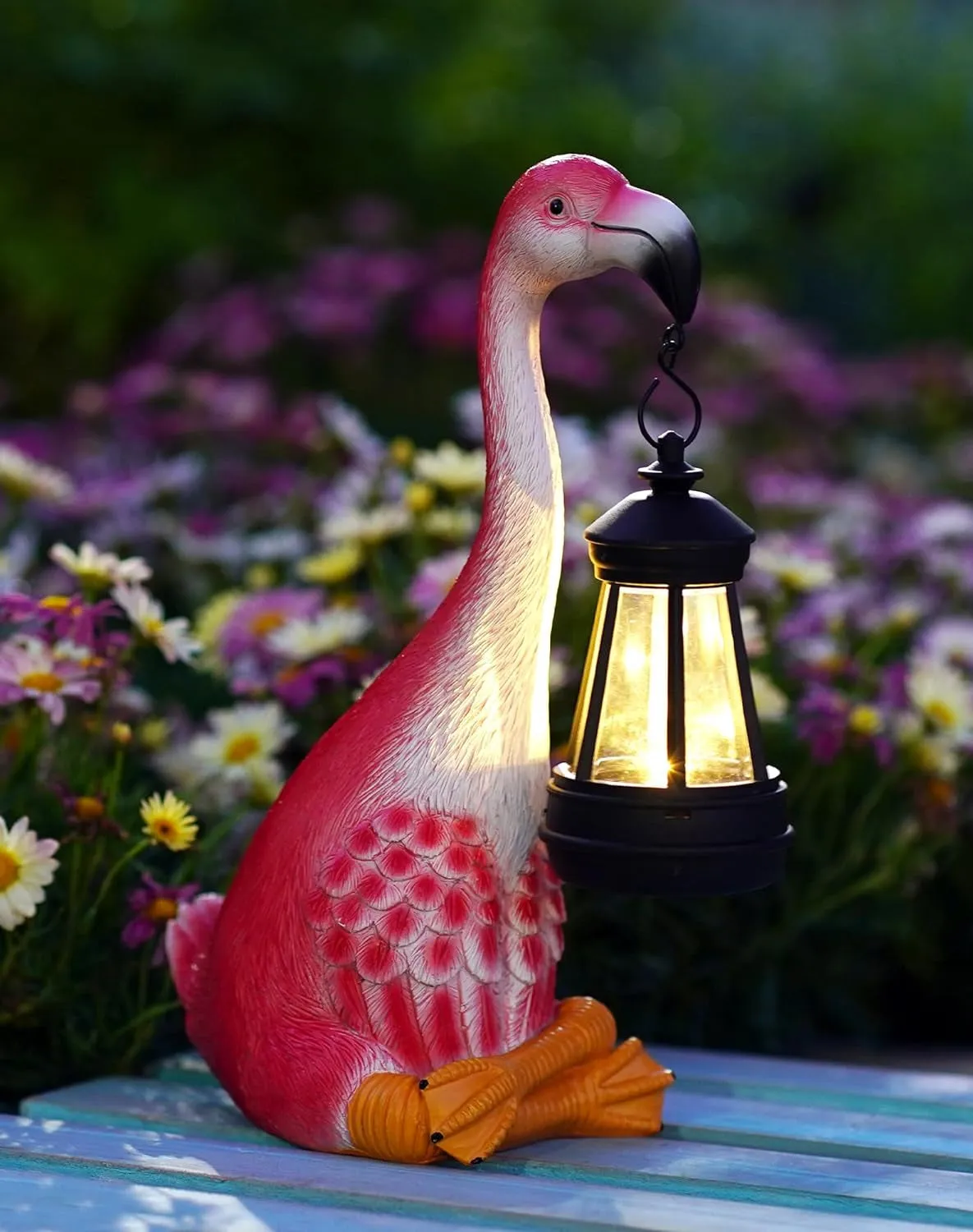 Solar-Powered Elephant Statue for Garden - Eco-Friendly Outdoor Decor with LED Lighting, Weather-Resistant for Pathways & Flowerbeds, Unique Garden Gift for Women & Animal Lovers