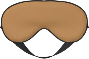 Solid Color Brown Head-Mounted Double-Sided Light-Blocking Sleeping Eye mask to Protect Eyes and Relieve Eye Fatigue