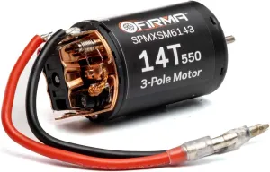 Spektrum Smart Firma 14T Rebuildable 550 3 Pole Brushed Motor, SPMXSM6143