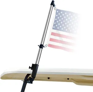Sports Flags Pennants Company Golf Cart Flag Holder and Pole Bracket Mount