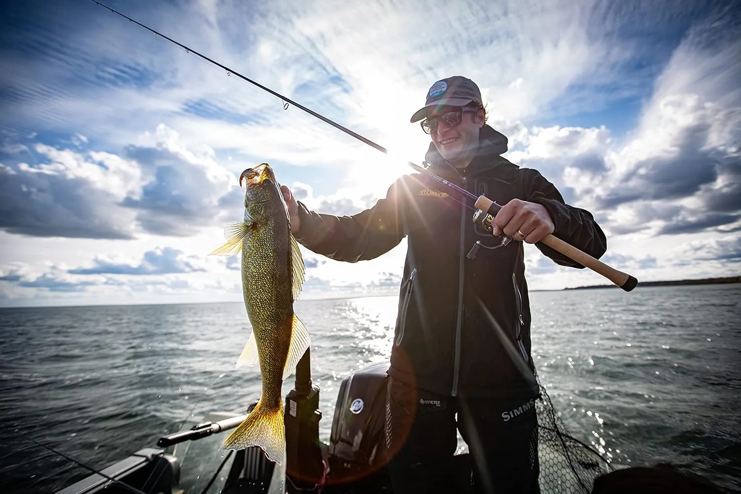 St. Croix Rods Legend Tournament Walley Spinning Rod, Premium Quality, Durably Sensitive, High Performing Spinning Rod