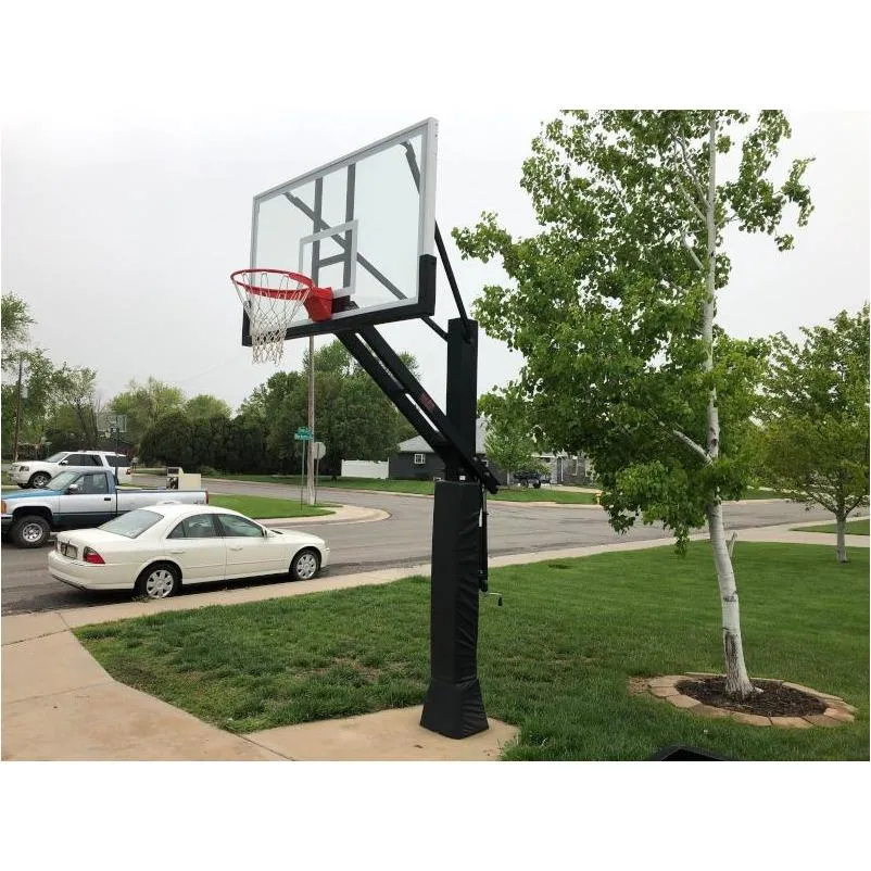 Stainless Olympian™ Supreme Adjustable Basketball Goal