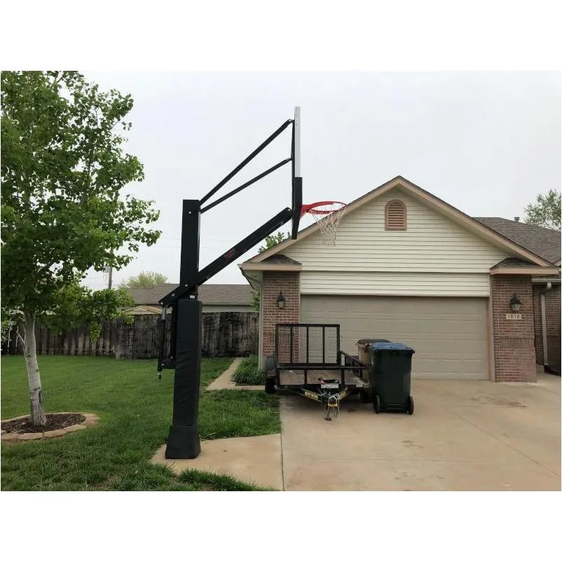 Stainless Olympian™ Supreme Adjustable Basketball Goal