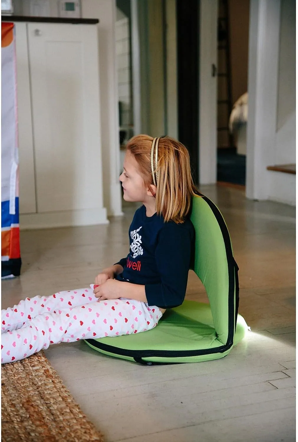 STANSPORT - Go Anywhere Multi-fold Comfy Padded Floor Chair With Back Support