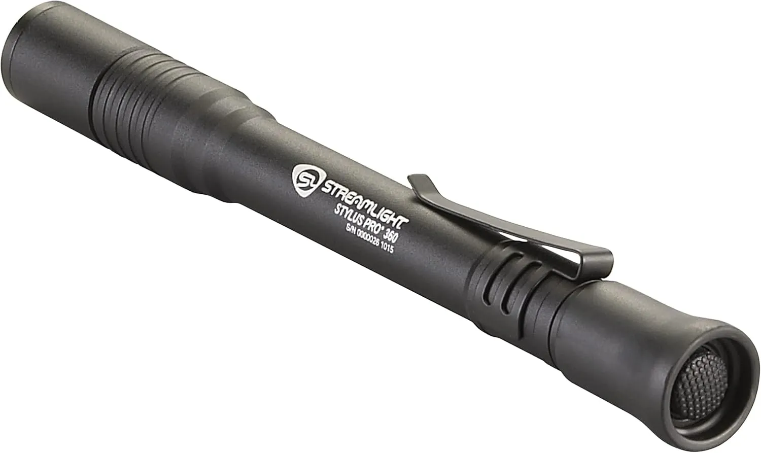 Streamlight 66218 Stylus Pro 64-Lumen 360 Penlight/Lantern Combo Flashlight with 2 AAA Alkaline Batteries, Black