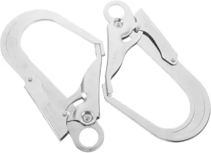 SUPVOX 2pcs Auto Locking Carabiner Heavy Duty Locking Carabiner for Climbing Mountaineering Safety Hook