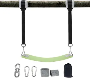 Swing Garden Swing, Heavy Duty Suspension Kit Hammock, 350kg Weight, Safe and Durable, Garden Swing Strap with Locking Carabiner Swing seat (Color : 1.5M Swing Belt A)