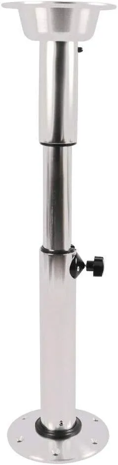 Table Pedestal Stand Base, Marine Caravan Motorhome Table Pedestal Stand Base, Aluminum ABS, 22-28Inch 7 Adjustable Heights, for RV Marine Boat (US Stock)
