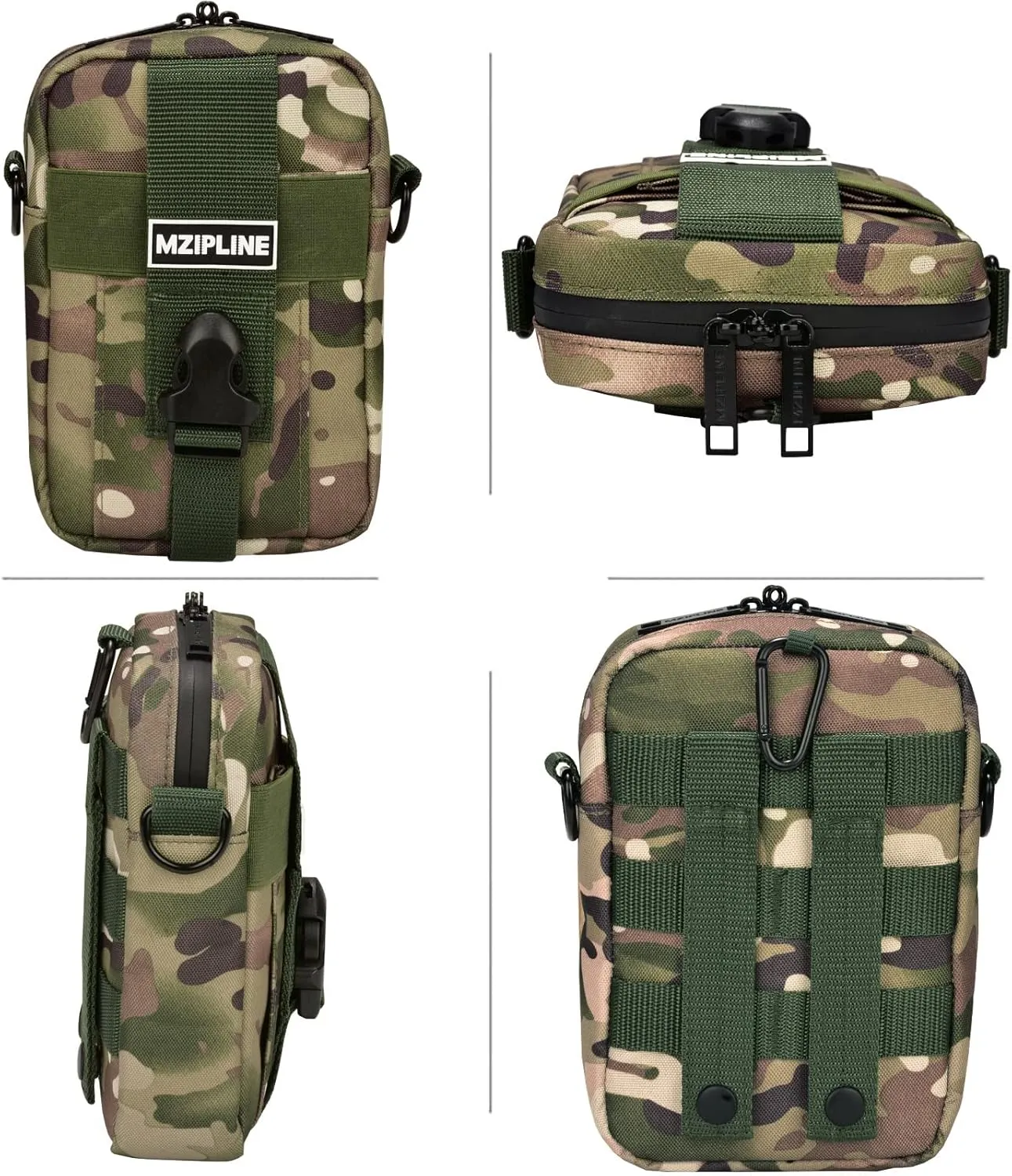 Tactical Package Bag -Smell Proof - Crossbody Sling Shoulder Bags with Carbon Lining for Man