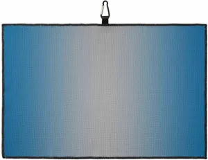 Teamery Golf Towel for Golf Bags, Gradual Blue Grey Modern Extremely Simple Style Golf Accessories for Men, Cooling Towels with Carabiner Clip, 24x16in Waffle Microfiber Yoga Towel for Gym