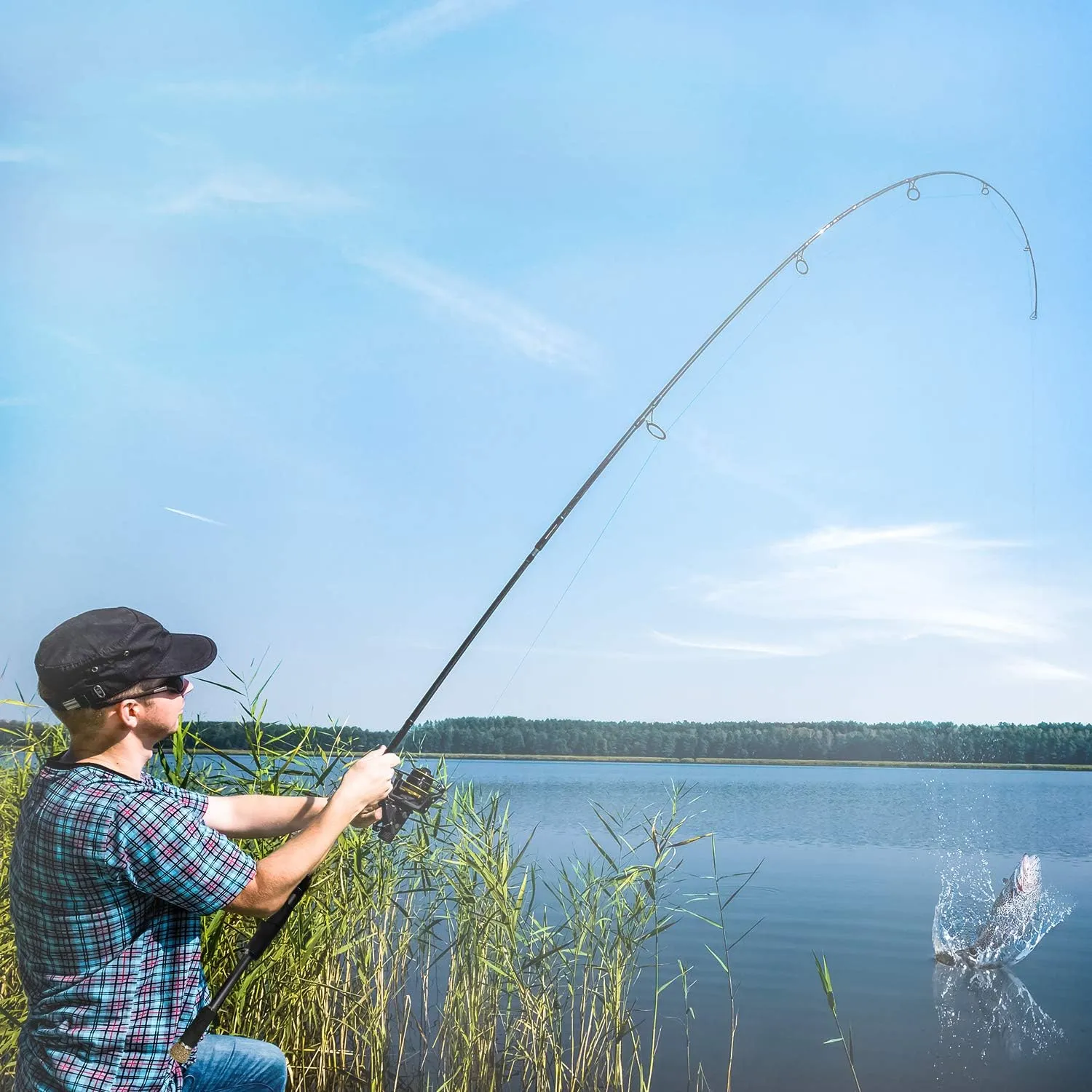 Tempo Sphera Fishing Rod, Ultra Light Fishing Spinning Rod, with Fuji Reel Seat, 30Ton Carbon Blanks Fishing Poles, Strong Sensitive Action Fishing Rods