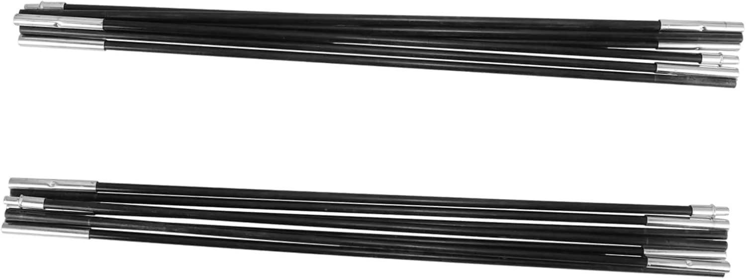 Tent Pole Support Frame Fiberglass Tent Pole Replacement Lightweight Compact for Backpacking