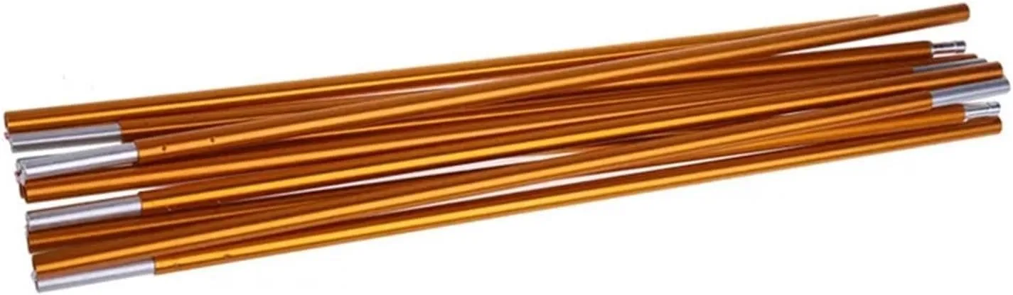 Tent Pole Support Frames Kit Outdoor Support， 8.5mm 3.3M 3.6m 4.05m 4.42m Aluminum Tent Pole Alloy Tent Rod 5-8 Person Tent Accessories(405CM)