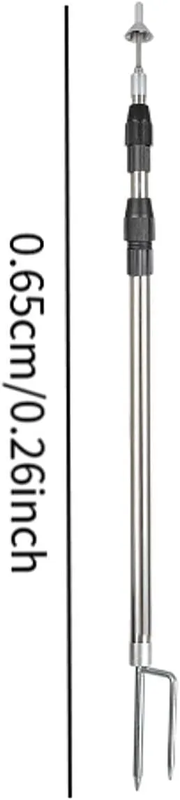 Tent Poles for Tarp Replacement Poles Beach Shelter Removable Support Pole Awning Poles Stainless Steel Tent Pole for Awning