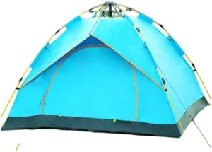 Tent Throw Up Tenten Outdoor Camping wandelen Automatische Season Tenten Speed ??Family Beach Large Space (Color : D) (Black One Size)