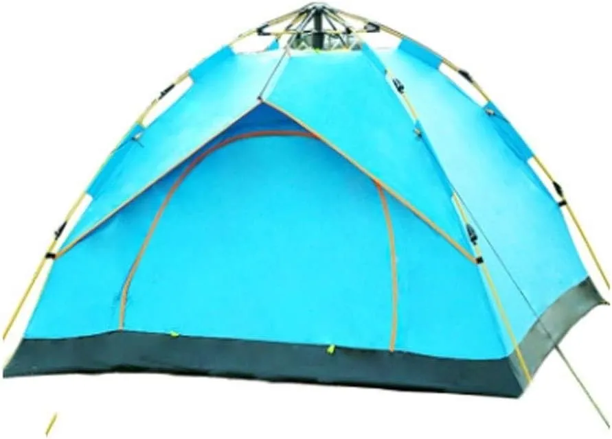 Tent Throw Up Tenten Outdoor Camping wandelen Automatische Season Tenten Speed ??Family Beach Large Space (Color : D) (Black One Size)
