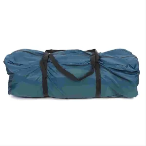 Tent,Portable Camping Tent Double Layer Waterproof Windproof Tent Deluxe Sheltered Leisure Ventilated with Door Curtain and Pole Family Tent for 2-4 People Camping Hiking