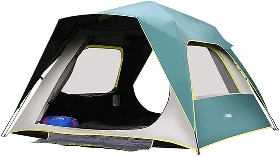 Tents Instant Pop Up Family Camping for 3-4,5-8 Persons, Dome Waterproof Sun Shelter, Backpacking with Removable Rainfly