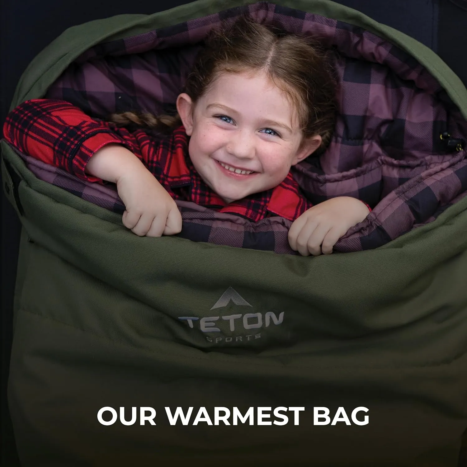 TETON Mammoth, 20 Degree and 0 Degree Sleeping Bags, Double Sleeping Bag, A Warm Bag the Whole Family can Enjoy. Great Sleeping Bag for Camping, Hunting and Base Camp. Compression Sack Included