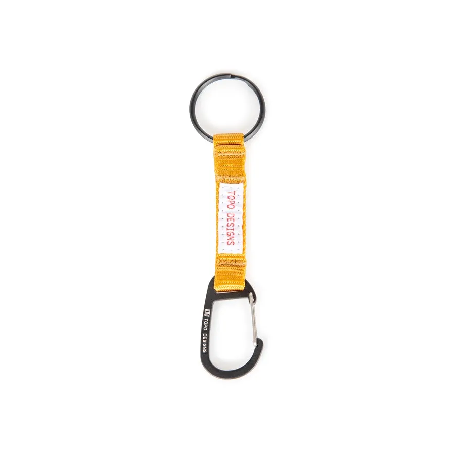 TOPO DESIGNS Carabiner Keychain with Key Ring
