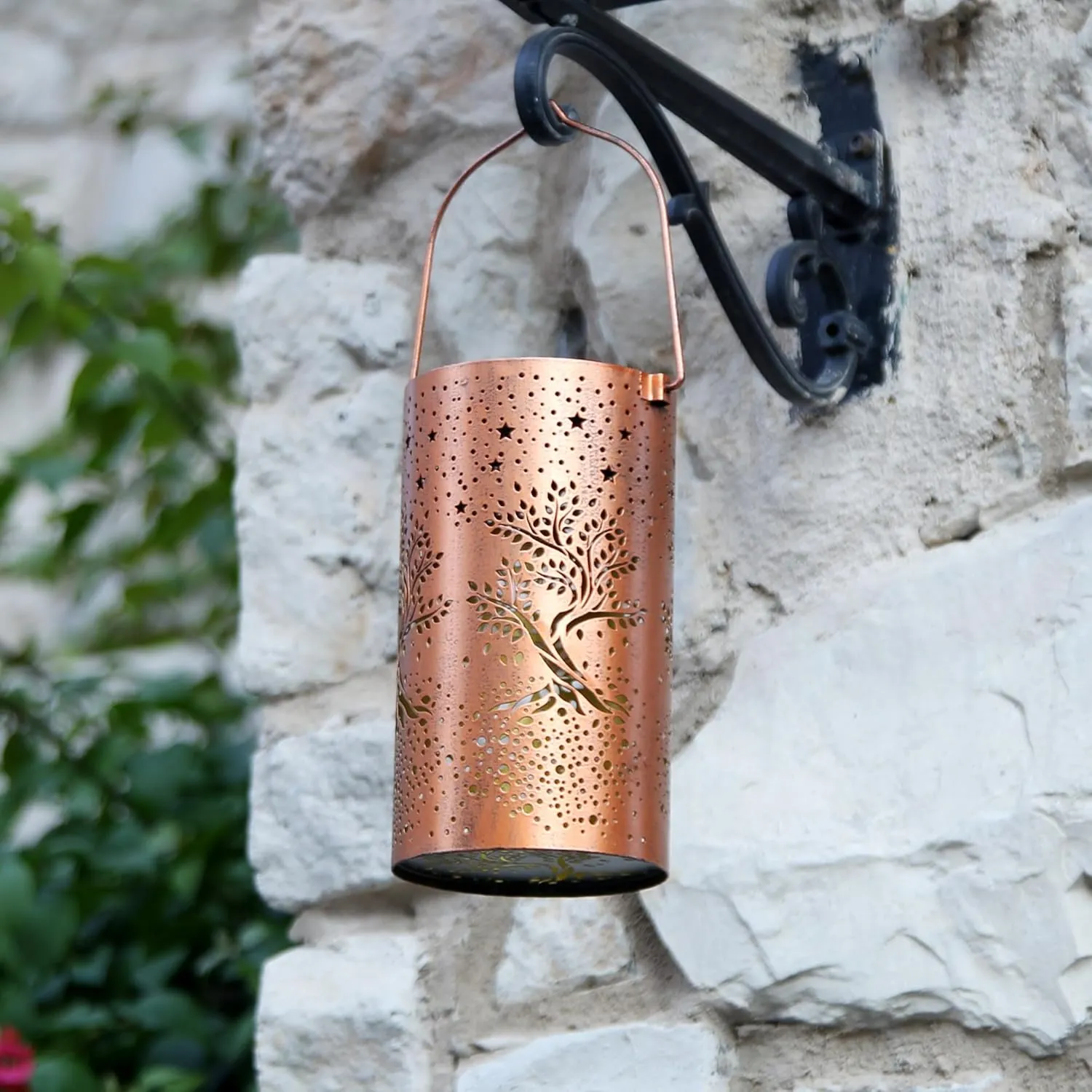 Tree of Life Solar Lanterns Outdoor Waterproof, Birthday Gifts for Women Mom Grandma, Hanging Solar Lights for Yard, Patio, Porch, Garden Decor, Christmas Gifts for Her/Him