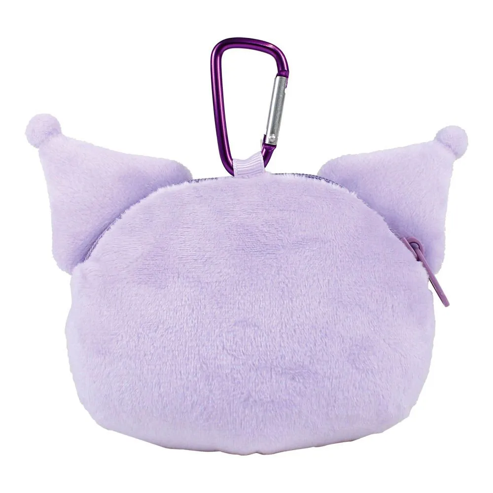 T's Factory Sanrio Mascot  Pouch Keychain w/Carabiner - Kuromi