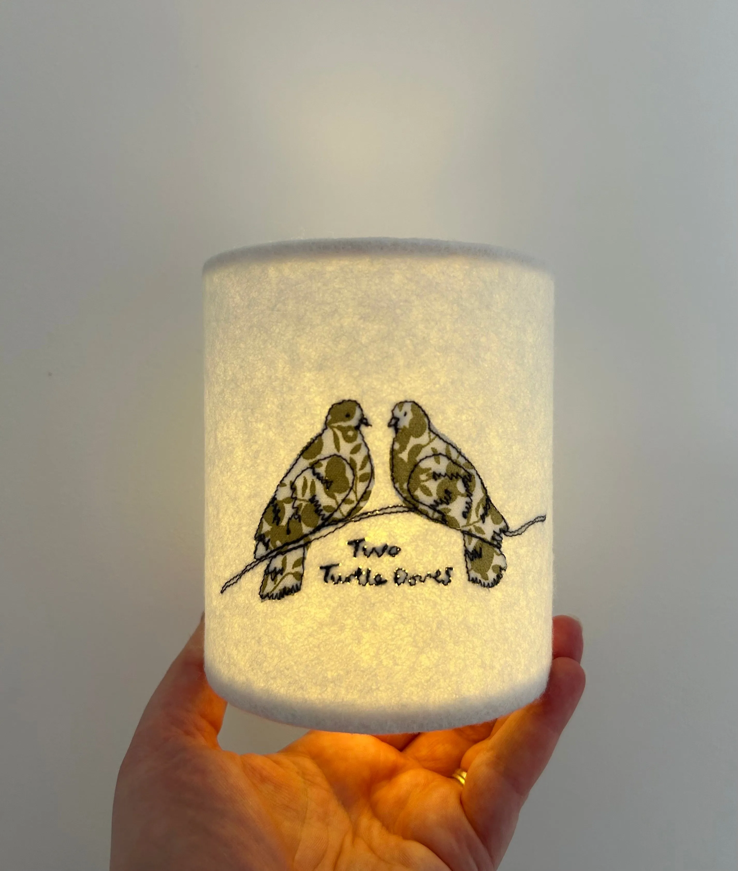 Two Turtle Doves Lantern