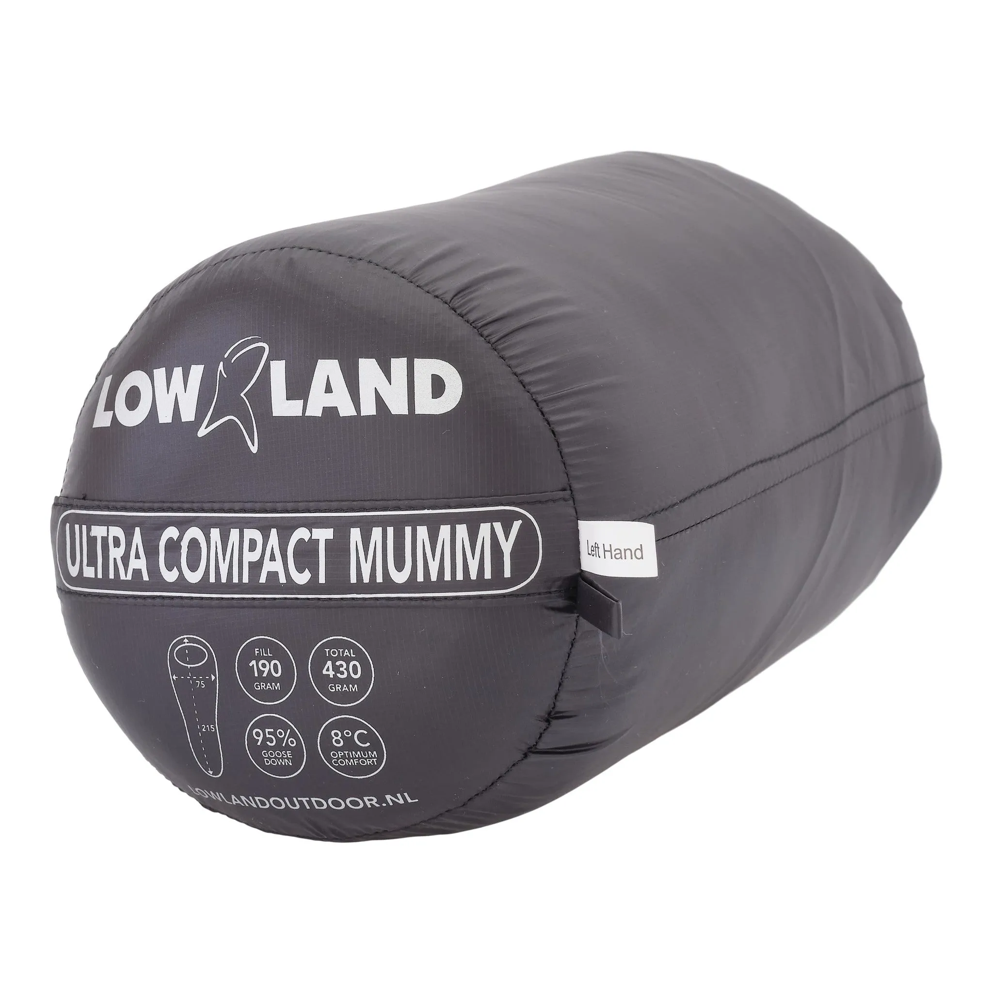 Ultra compact mummy slaapzak 8°C