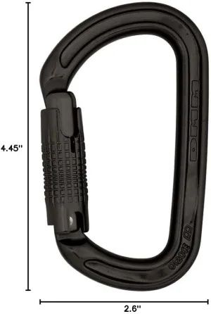 Ultra D Locksafe MATT Grey 3-Stage Auto-Locking Carabiner by DMM