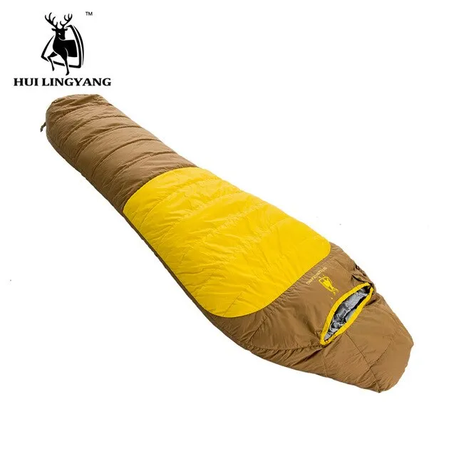 Ultralight Camping Sleeping Mummy White Duck Down Sleeping Bag