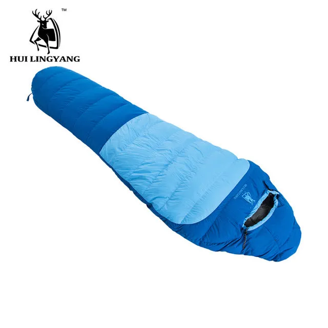 Ultralight Camping Sleeping Mummy White Duck Down Sleeping Bag