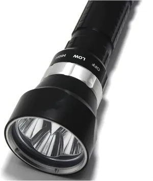 Underwater Lights 50W 3-Mode 8000 Lumen XM-L2 5 X L2 LED Diving Flashlight Torch 200M Underwater Waterproof LED Flash Light Lantern for Outdoor Exploration Under Water Sports (E 1)