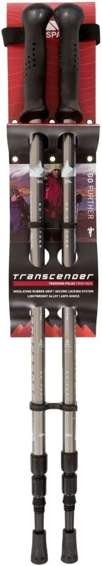 Unisex Transduo 2pc Walking Pole Set