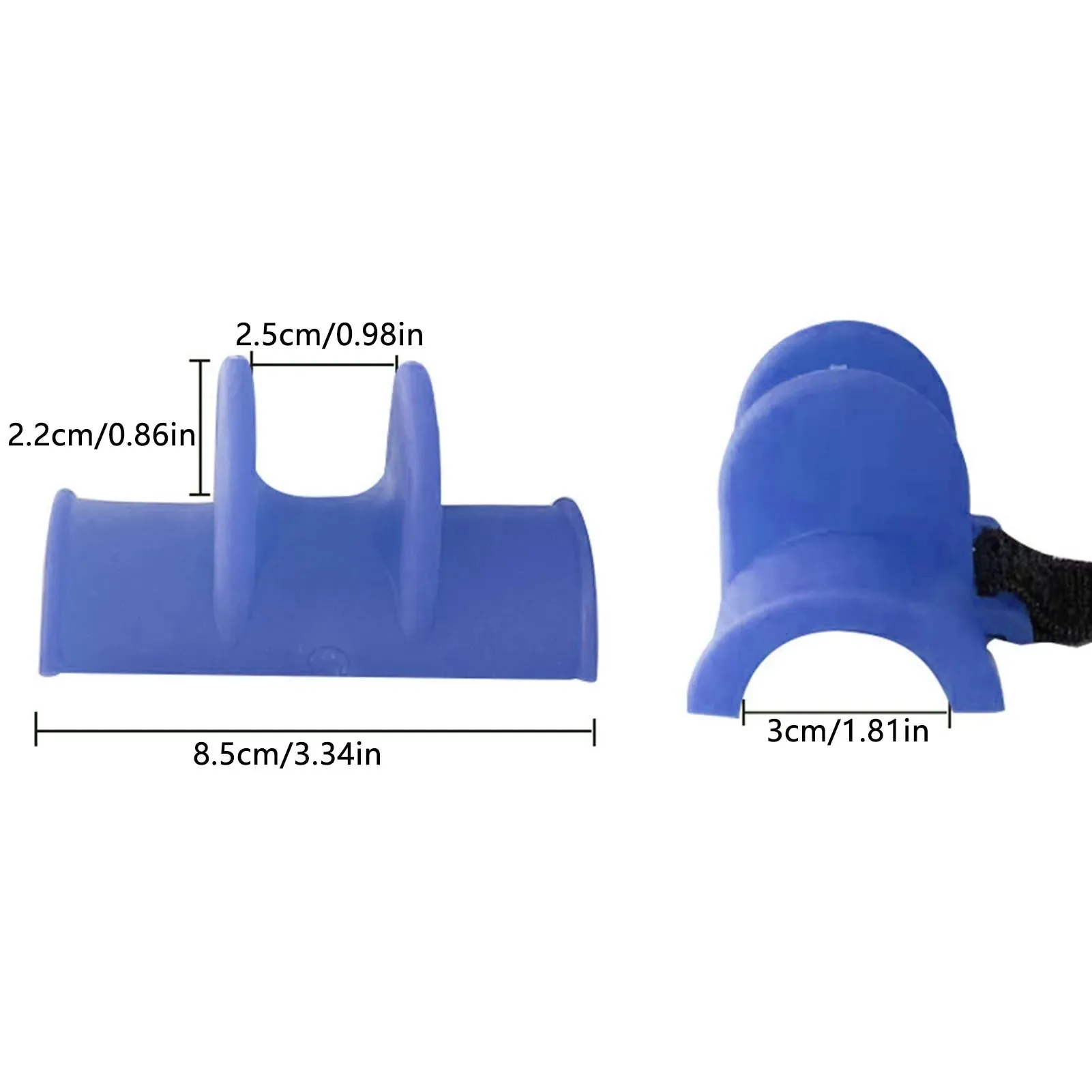 Universal Fishing Rod Holder Silicone U-Shaped Pole Wrap Equipment Suitable for Sea Lake River Fishing MIAO