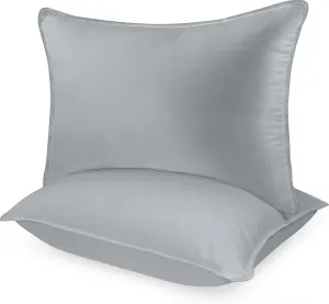 Utopia Bedding Bed Pillows for Sleeping (Grey), King Size, Set of 2, Hotel Pillow, Cooling Pillows for Side, Back or Stomach Sleepers