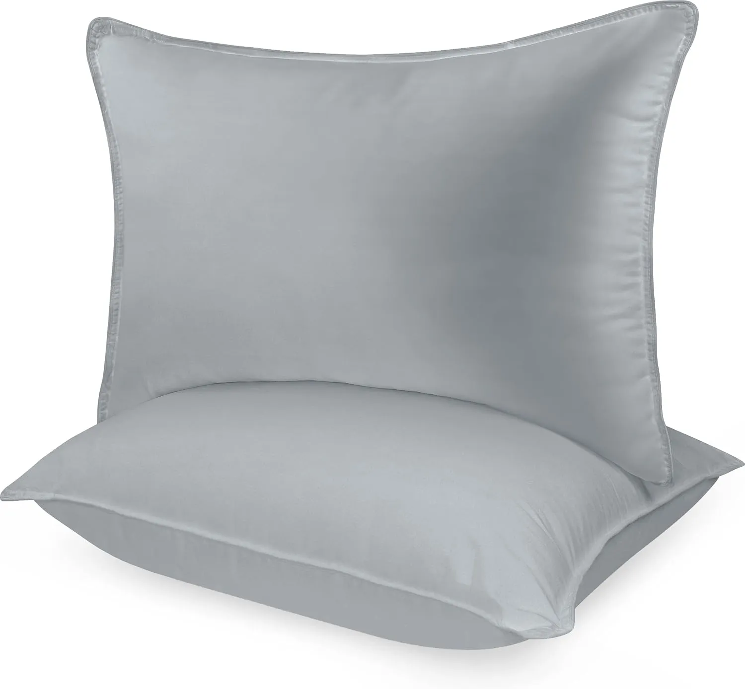 Utopia Bedding Bed Pillows for Sleeping (Grey), King Size, Set of 2, Hotel Pillow, Cooling Pillows for Side, Back or Stomach Sleepers