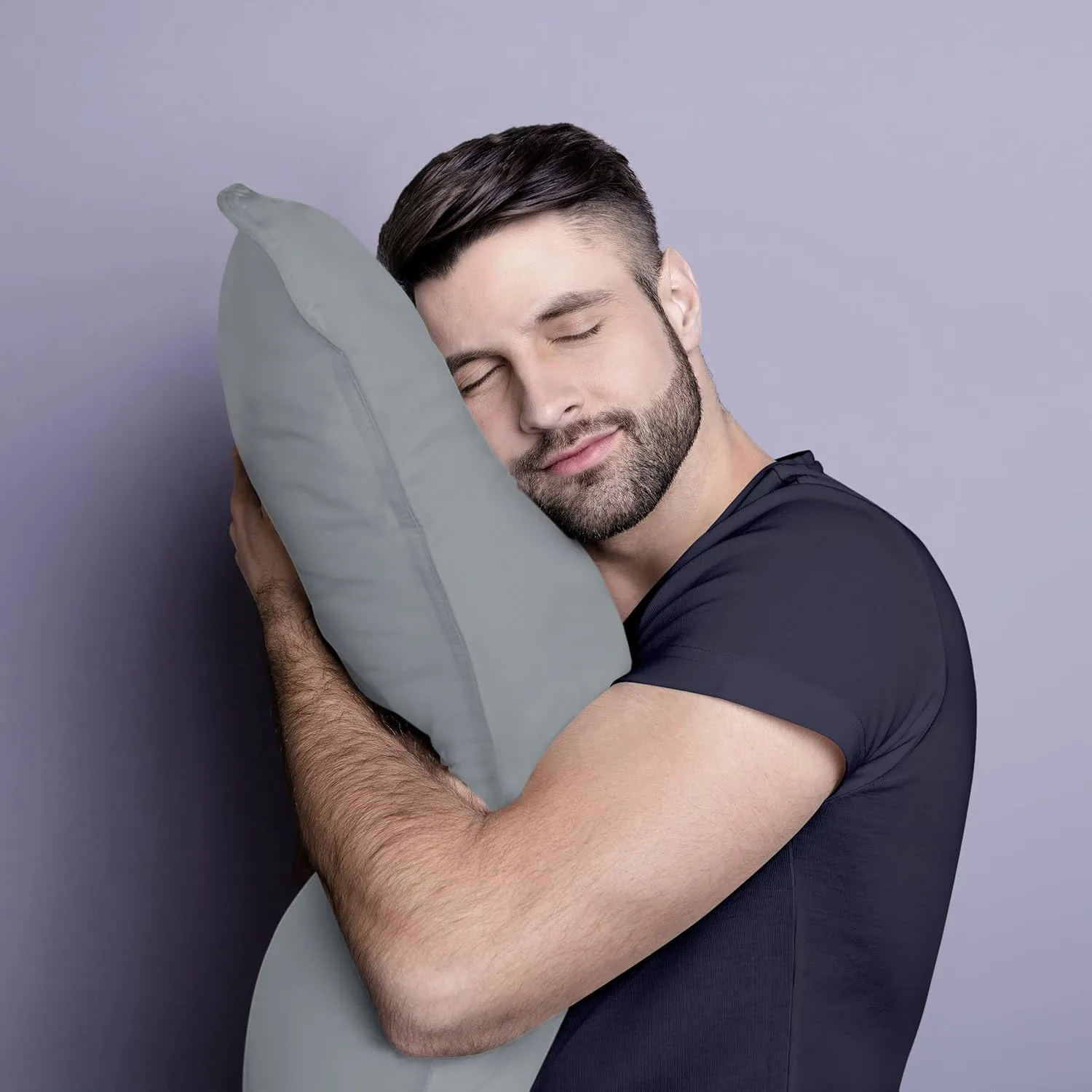 Utopia Bedding Bed Pillows for Sleeping (Grey), King Size, Set of 2, Hotel Pillow, Cooling Pillows for Side, Back or Stomach Sleepers