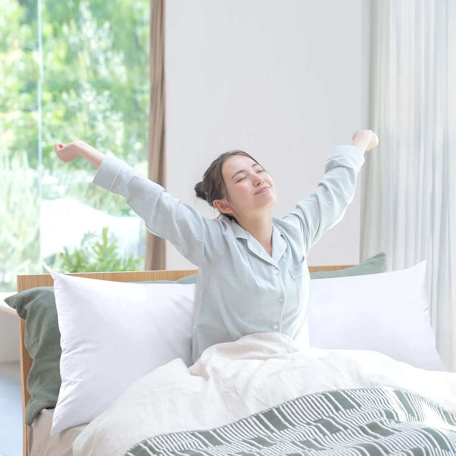 Utopia Bedding Full Body Pillow for Adults (White, 20 x 54 Inch), Long Pillow Insert for Sleeping, Ideal for Side Sleepers