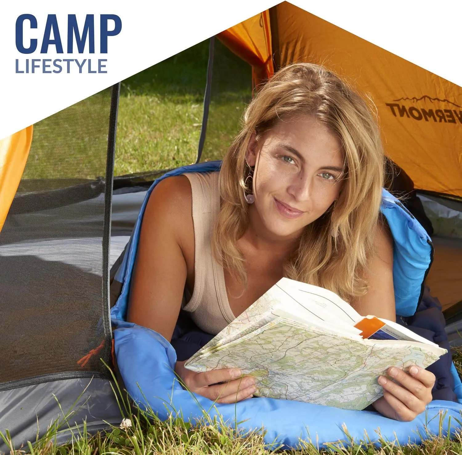 VENTURE 4TH Backpacking Sleeping Bag – XXL, Double and Single Sizes - Lightweight Warm & Cold Weather Sleeping Bags for Adults, Kids & Couples – Ideal for Hiking, Camping & Outdoor Adventures