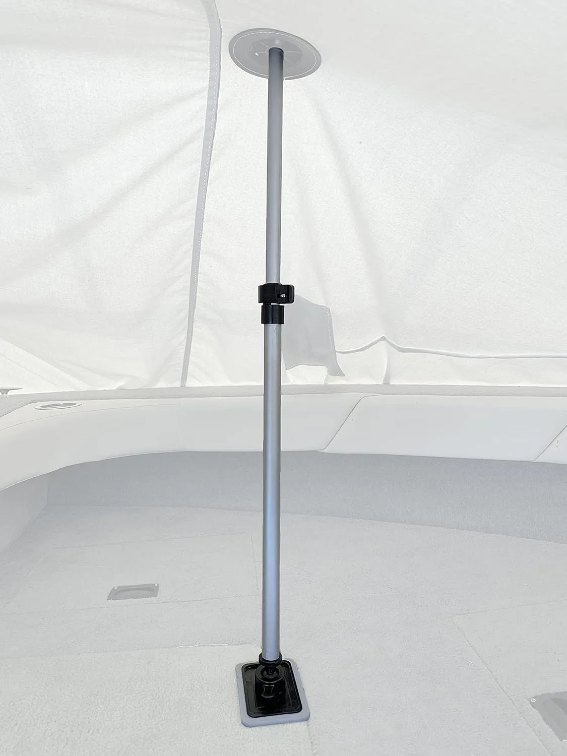 Vico Marine Boat Cover Support System – Support Pole, Boat Vent 3, Pole Base (28" - 47") GXP47A-1 PBR BV3 BLK – Easy Installation, UV-Resistant