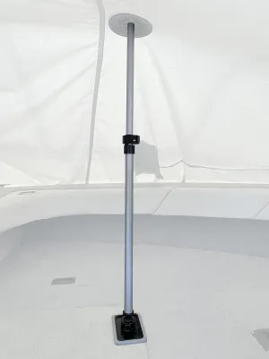 Vico Marine Boat Cover Support System – Support Pole, Boat Vent 3, Pole Base (28" - 47") GXP47A-1 PBR BV3 BLK – Easy Installation, UV-Resistant