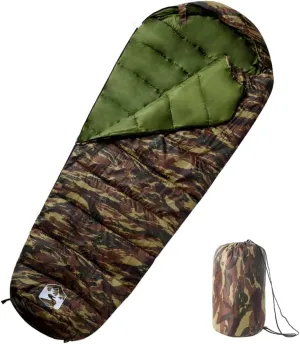 vidaXL Mummy Sleeping Bag for Adults Camping 3 Seasons